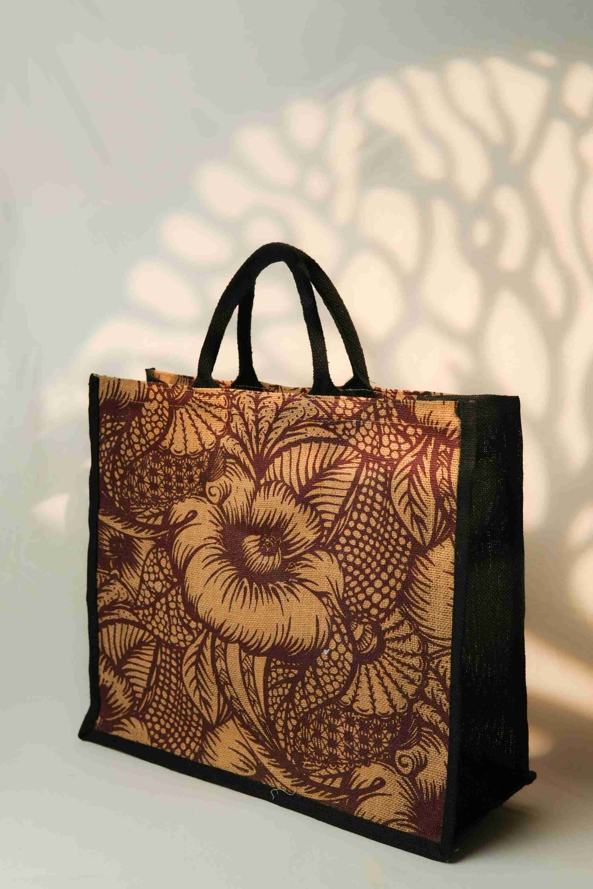 Printed design Jute Bag