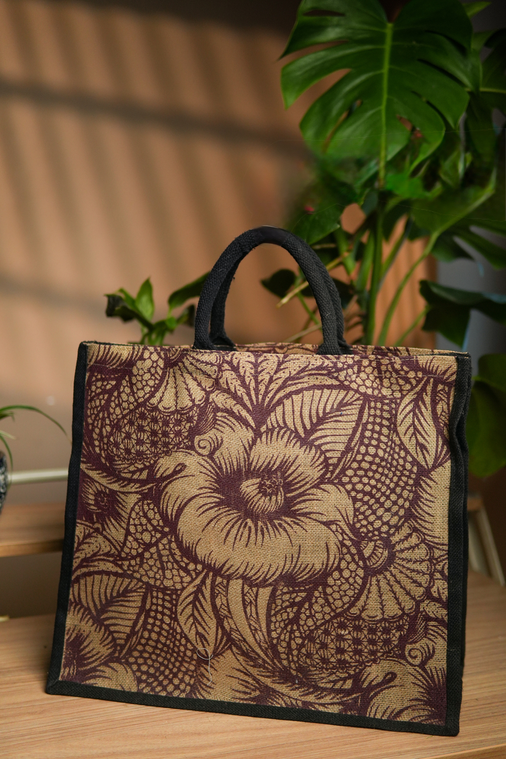Printed design Jute Bag
