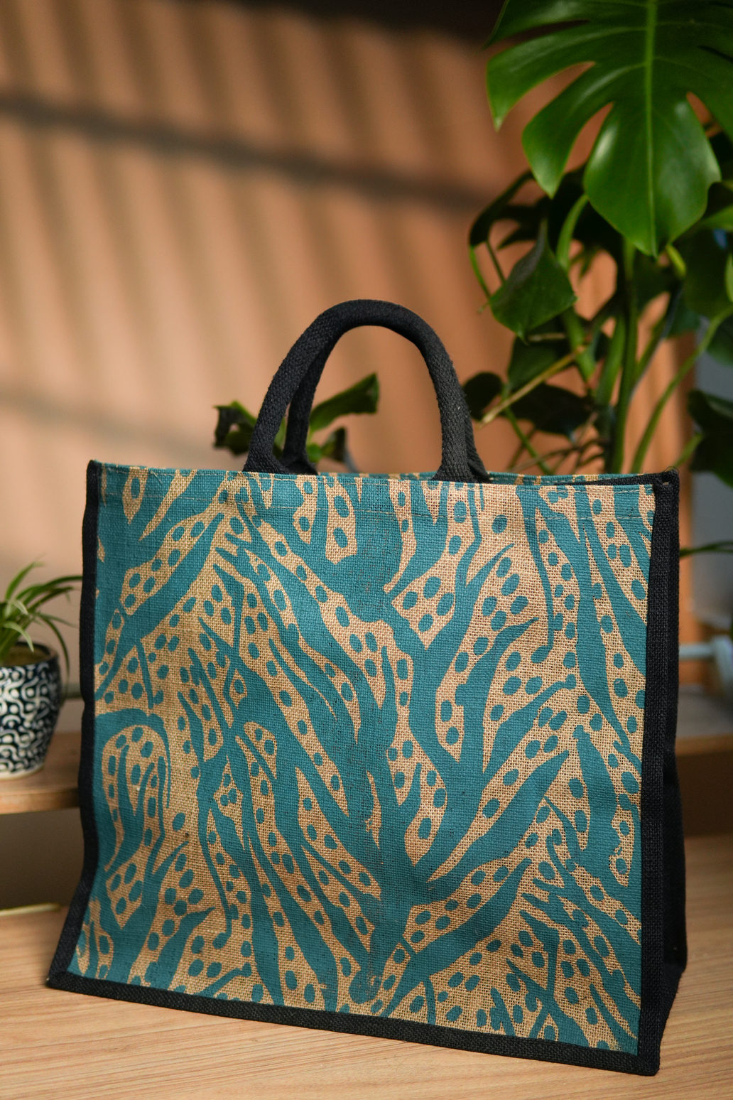 Printed design Jute Bag