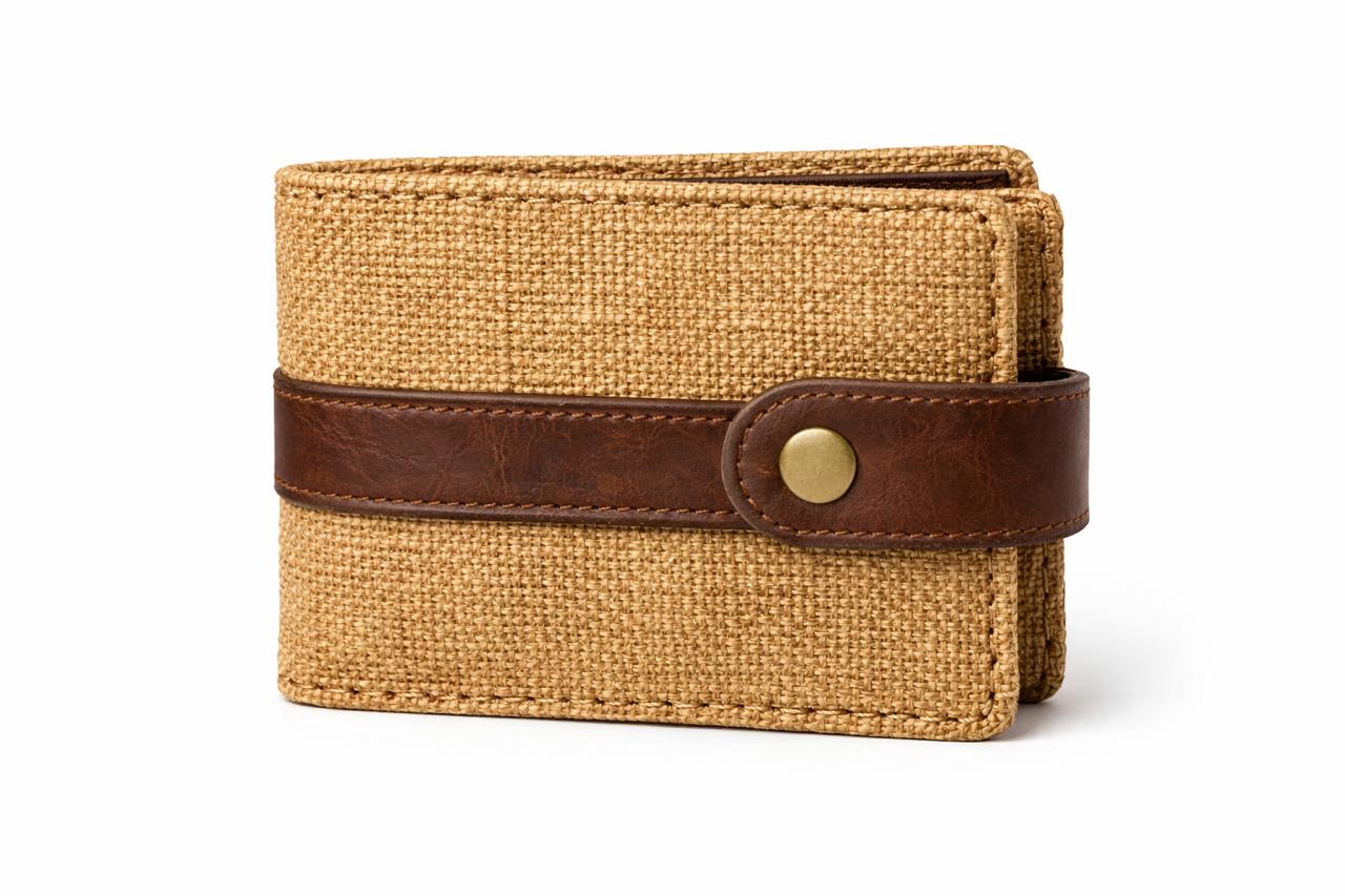Burlap Crest Wallet