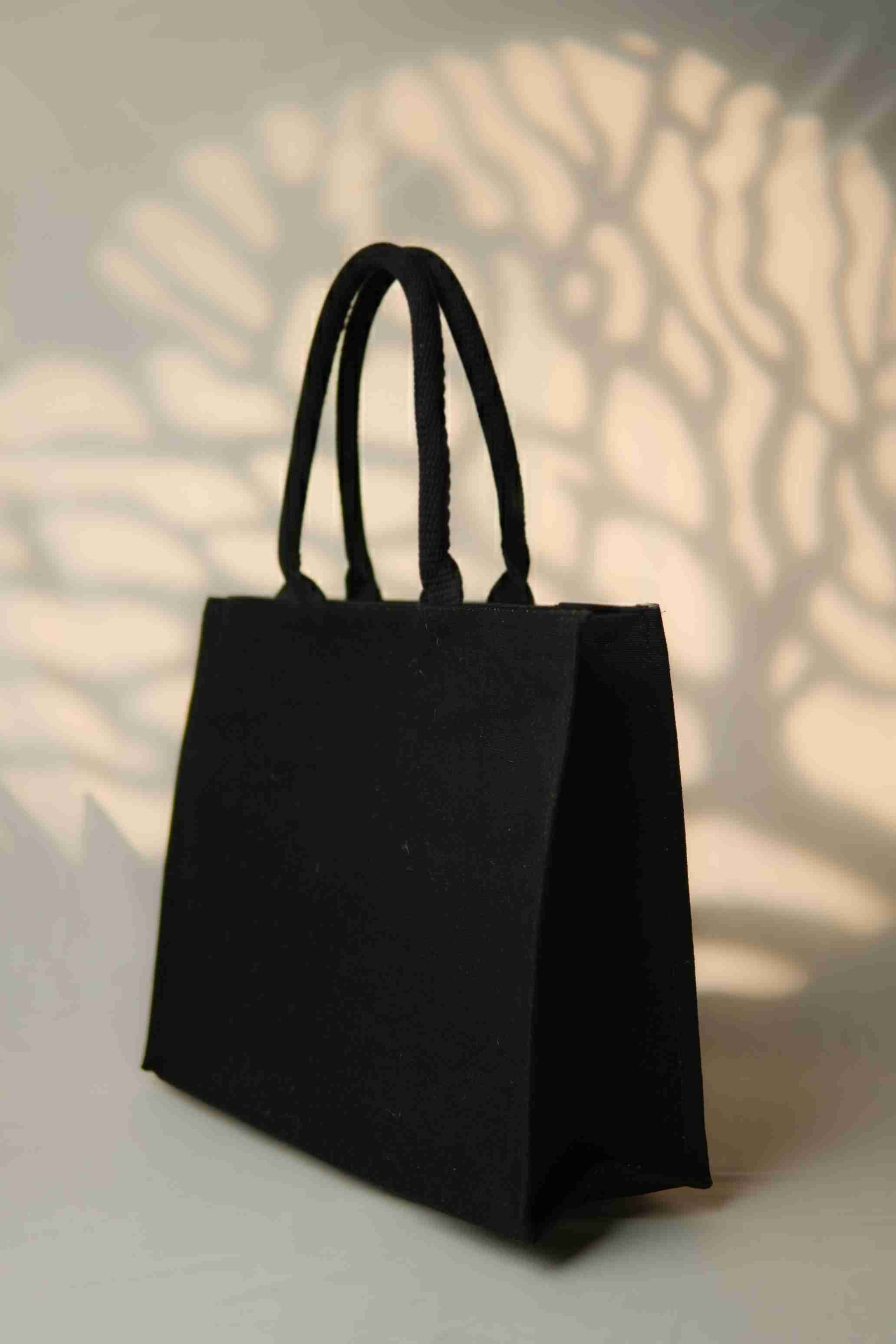 Black Promotional Jute Bag