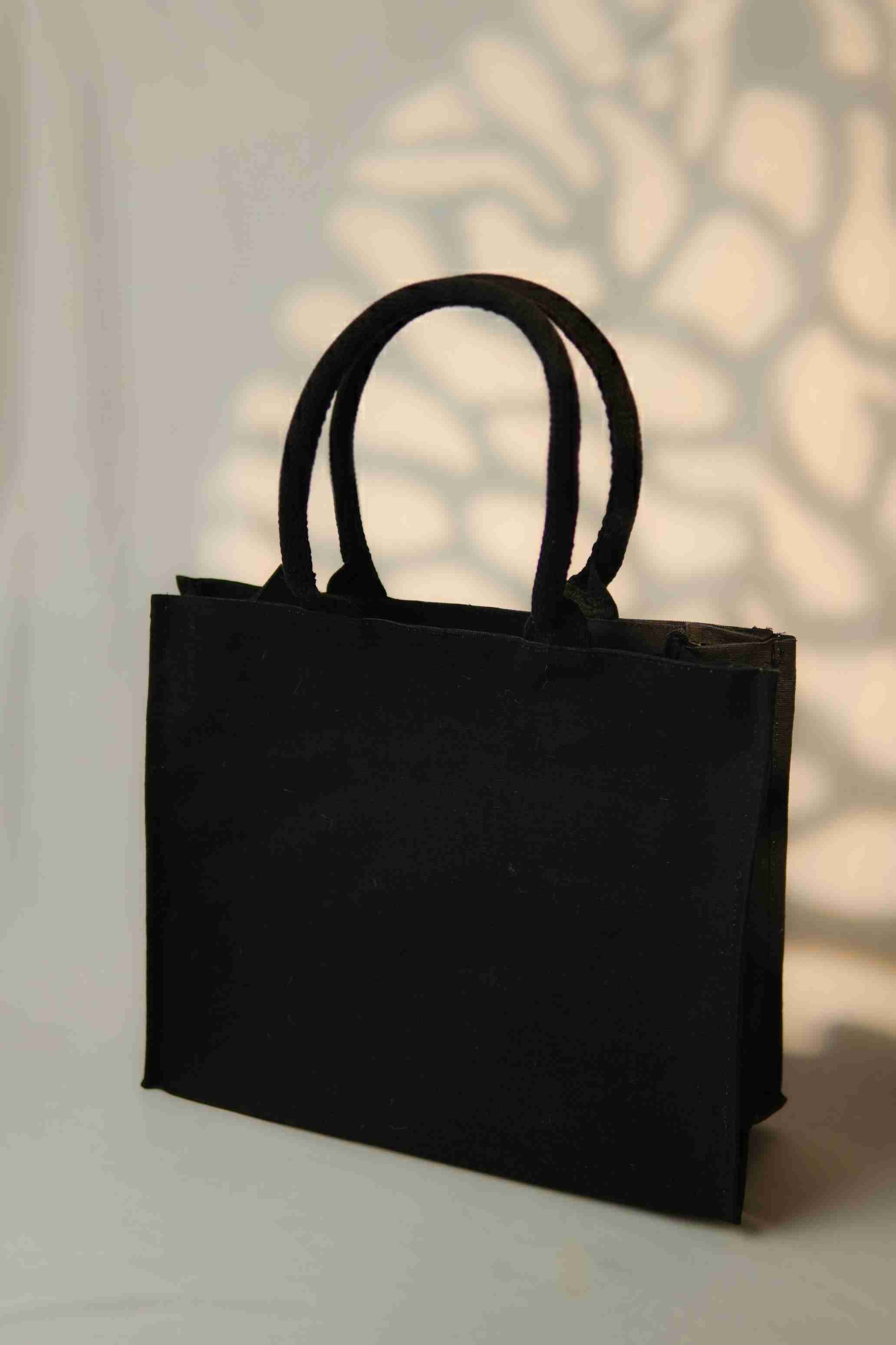 Black Promotional Jute Bag