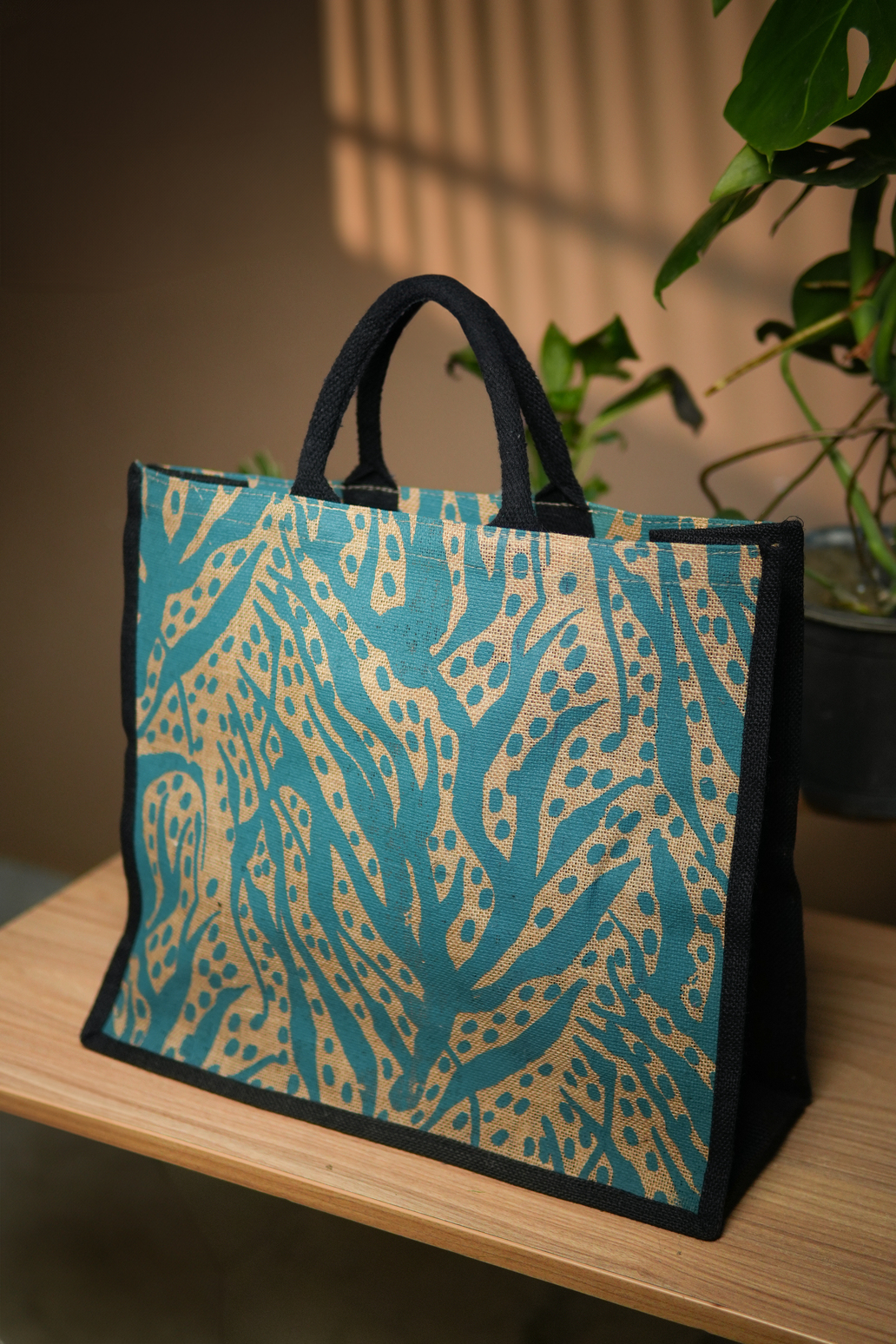 Printed design Jute Bag