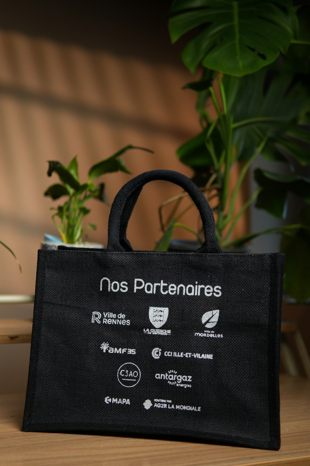 Black Promotional Jute Bag